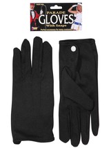 Forum Novelties Black Parade Gloves with Snap Adult Costume Accesory One Size - £8.59 GBP