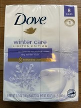 Dove Winter Care Bar Soap Limited Edition 8 Pack - 3.75 oz Moisturizing Bars NEW - £43.02 GBP