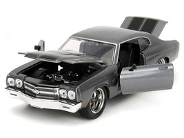 1970 Chevrolet Chevelle SS Gray Metallic with Black Stripes &quot;Fast &amp; Furious&quot; (20 - £35.40 GBP