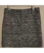 LOFT Womens Size 4 Heather Gray Knit Mini Skirt Stretch Pockets RN 140923 - €13,58 EUR