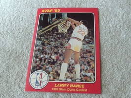 1985 Star Larry Nance # 6 Slam Dunk Super 5 X 7 Mint !! - £27.96 GBP