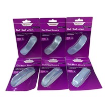 Gel Heel Liners Womens OS Pairs Walgreens Improves Shoe Fit Set Of 6 - $11.29