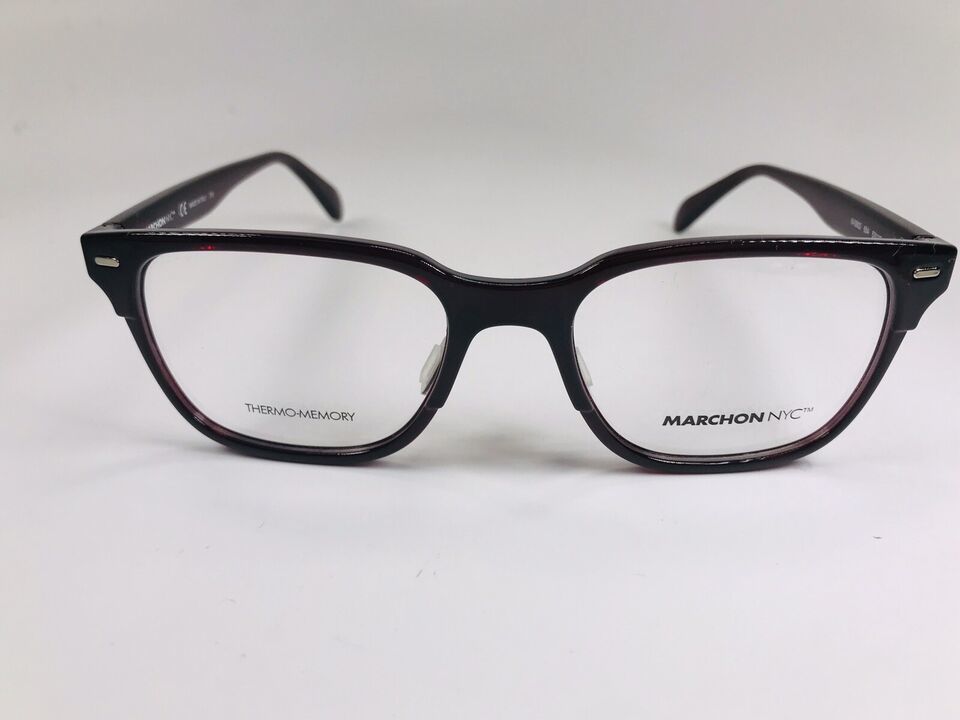 New MARCHON NYC M-5802 604 Burgundy Eyeglasses  53mm with Case Item image 3