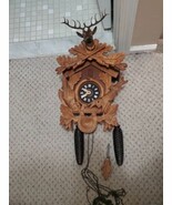 Vintage Authentic German Black Forest Hunter Hunting Cuckoo Clock Needs ... - $220.00