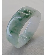 Icy Ice Bluish Green Natural Jadeite Jade Band Ring # US SIZE 13.5 # 22.... - €501,38 EUR