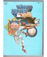 1981 World Series Program New York Yankees LA Los Angeles Dodgers Valenz... - $1,077.75 MXN
