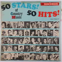 Various – 50 Stars! 50 Hits! Of Country Music - 1966 Mono Double LP (x2) CMS - £9.75 GBP