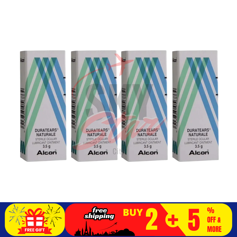 4 X 3.5g ALCON DURATEARS Ointment LUBRICANT OINTMENT - FREE SHIPPING - $39.40