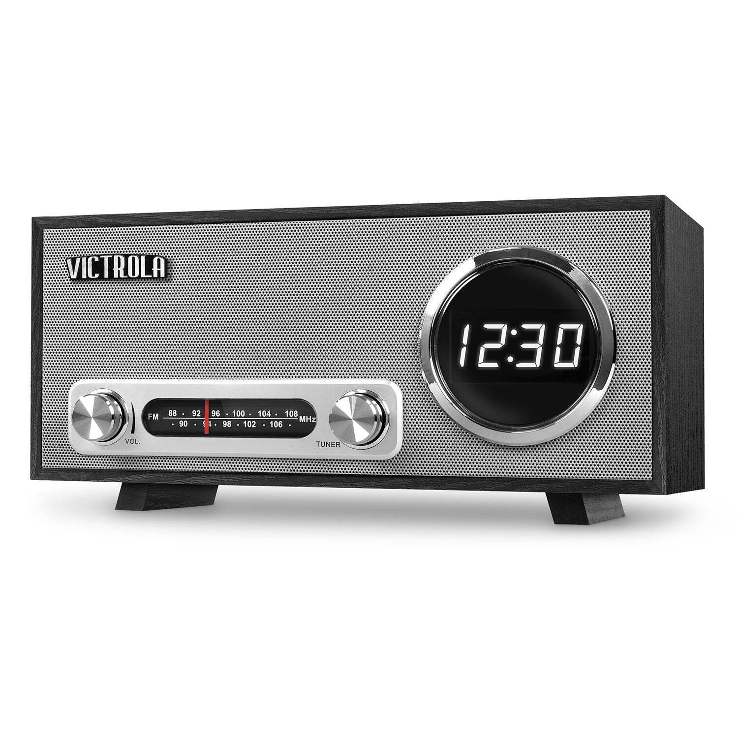 Victrola Bluetooth Digital Clock Stereo With Fm Radio and USB Charging - $76.23