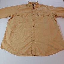 Columbia Sportswear AM7617 Men's Long Sleeve Button Up Yellow Shirt Size XL image 8