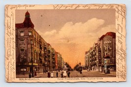 Street View Kaiser Friedrich Straße Berlin Germany 1925 Postcard Q7 - £11.28 GBP