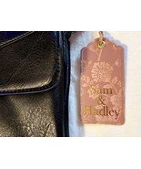 Sam &amp; Hadley Black Vegan Leather Adj Handbag 7x9x4 In Removable Crossbod... - £55.78 GBP