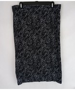 Apt. 9 Women&#39;s Black &amp; White Lined Skirt With Geometric Design Size Large - €12,73 EUR