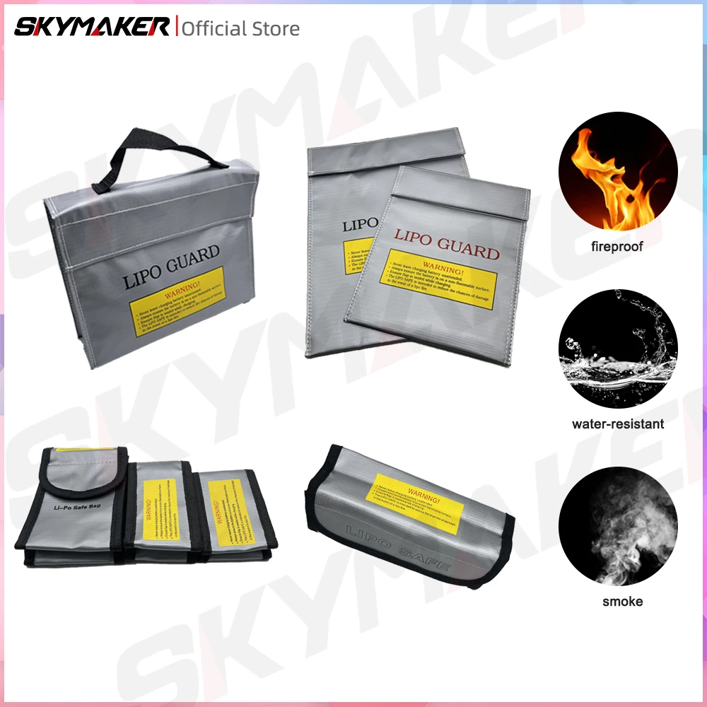 LiPo Battery Safety Bag Fireproof Waterproof High Quality RC Safe Guard Charge - £9.59 GBP+