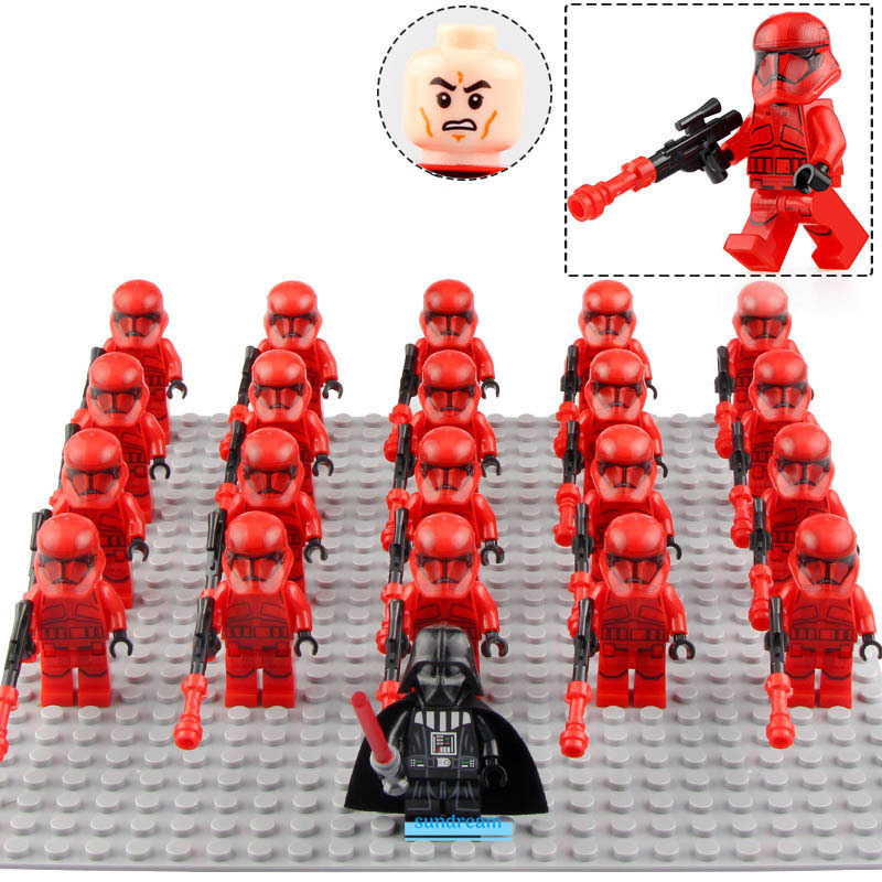 Star Wars Sith stormtroopers Army Lego Moc Minifigures Toys Set 21Pcs