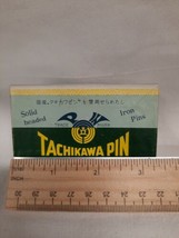 Vintage Original Box Made In Japan Silk Sewing Pins, 600+ Solid Headed Iron Pins - £23.64 GBP