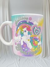 My Little Pony “Believe in Yourself” 20oz Glitter Rainbow Heart Ceramic Mug - $19.99