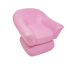 Vintage 1987 Mattel Arco Barbie Dream Home Pink Plastic Cozy Big Arm Chair - $14.25