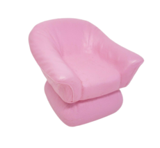 VINTAGE 1987 MATTEL ARCO BARBIE DREAM HOME PINK PLASTIC COZY BIG ARM CHAIR - £11.37 GBP