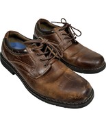 mark nason x skechers lace-up brown leather plain toe oxford mens size 1... - €23,85 EUR