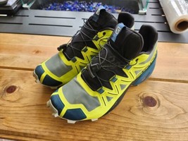 SALOMON Men&#39;s Speedcross 5 Gore-tex Trail Running Highlighter Sz 10 - £61.50 GBP