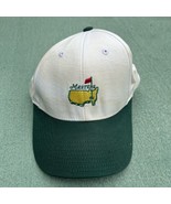 The Masters American Needle Hat Cap Green Bill Golf Adjustable Leather S... - £21.78 GBP