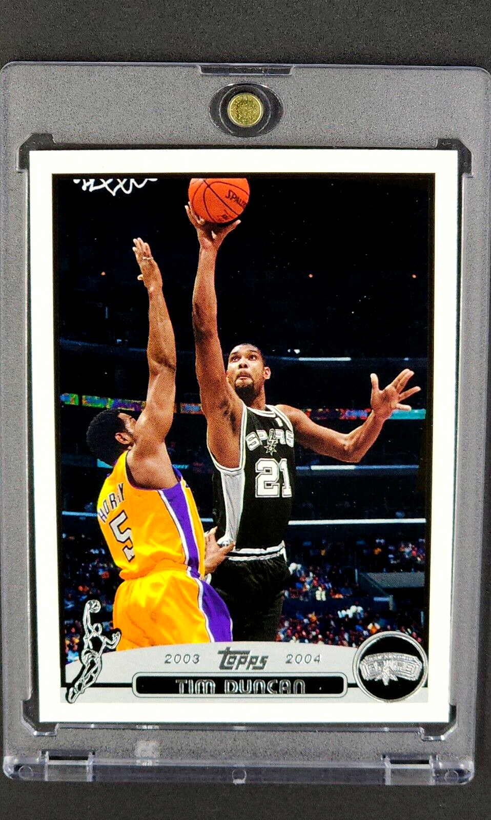 2003 2003-04 Topps #21 Tim Duncan HOF San Antonio Spurs Basketball Card - £2.34 GBP