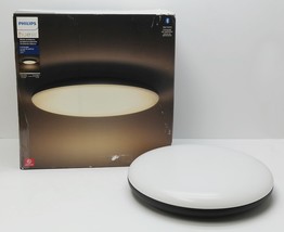 Philips Hue White Ambiance Cher Semi-Flushmount Light 4096730U9 - Black  - £151.68 GBP