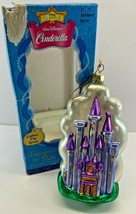 Vintage Disney Classics Walt Disney’s Cinderella Christmas Glass Large Ornament - £31.57 GBP