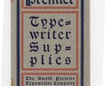 Smith Premier Typewriter Booklet Typewriter Supplies Omaha Nebraska - $27.72