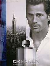 2009 DKNY Men&#39;s Cologne Male Model Spanish Colombia Full Page Ad  Rare - £5.30 GBP
