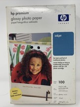HP Premium 4x6 Inkjet Glossy Photo Paper 100 Sheets, NEW, sealed - £14.84 GBP
