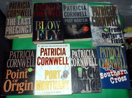 Lot of 8 Books by Patricia Cornwell Vintage Paperback Condition Port Mortuary Bl - £20.10 GBP