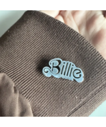 BILLIE EILISH x BARBIE Font Nameplate Pin ♡ RARE Metal Badge Button ✩ To... - $9.89