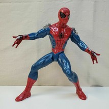 Spider-Man Web Shooter Marvel 14&quot; Action Figure With Lights / Sounds 2012 Hasbro - £4.70 GBP