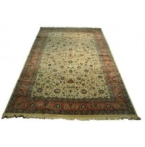 Dazzling 10x18 Hand-knotted High End Indian Kashmir - Rug B-78866 - £1,906.77 GBP