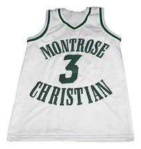 Kevin Durant #3 Montrose Christian New Men Basketball Jersey White Any Size image 4