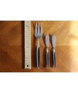Vtg Mar-Crest MCFMCF3 Stainless Ebony 2 Star Twin Starburst:  Meat Fork ... - $353.28 MXN