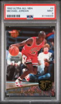 1992 Fleer Ultra All-NBA Michael Jordan PSA 9 - Iconic Basketball Card! - £48.28 GBP