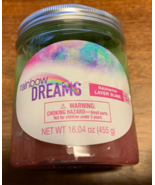 RAINBOW DREAMS LAYER SLIME 16.04oz 455g AGES 3+ Two COLORS RED & GREEN - $7.91