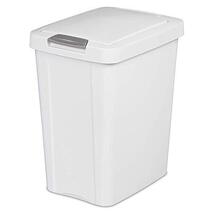 STERILITE 10438004 Touch Can, White, 7.5 Gallon - $95.75 CAD