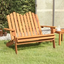 vidaXL Garden Bench Natural wood Solid acacia wood Medium Foldable - $235.11