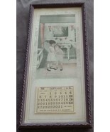 Amazing Full Intact Calender - Wendell Phillips - 1918 - VGC - FRAMED - ... - £111.05 GBP