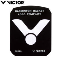 Victor Stencil Card Badminton Stringing Tools Logo String Kit Racket Bla... - $14.91