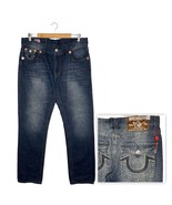 True Religion Mens Jeans 38 Joey Super T  Flap Embroidery Pocket Dark Wa... - $67.68 CAD