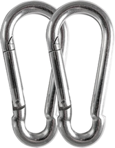 Maky Outdoors Heavy Duty Carabiners - 3.5&quot; 660LB Weight Capacity per Clip - Stro - £12.17 GBP