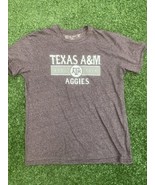 Texas A&amp;M Aggies Shirt Size L Red The Victory Made In USA Men’s Short Sl... - £15.79 GBP