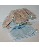 Dan Dee Easter Bunny Rabbit 9&quot; Blue My First 1st Puppet Satin Ears Bow S... - £8.54 GBP