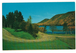 A Provincial Picnic site at Lake O&#39;Law Cape Breton NS Postcard to Bellev... - £1.59 GBP