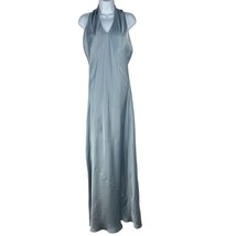 Show Me Your Mumu Jasmine Halter Maxi Dress Silver Polyester Size S - $63.34